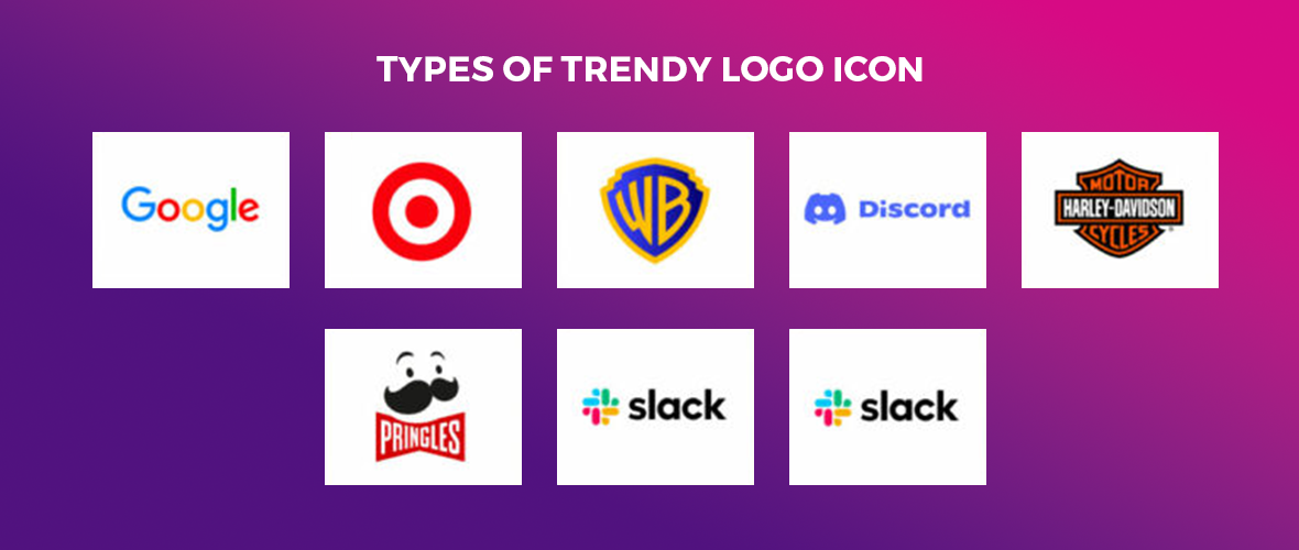 Types of Trendy Logo icon