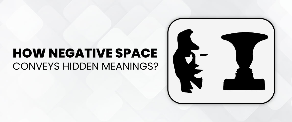 How Negative Space Conveys Hidden Meanings?