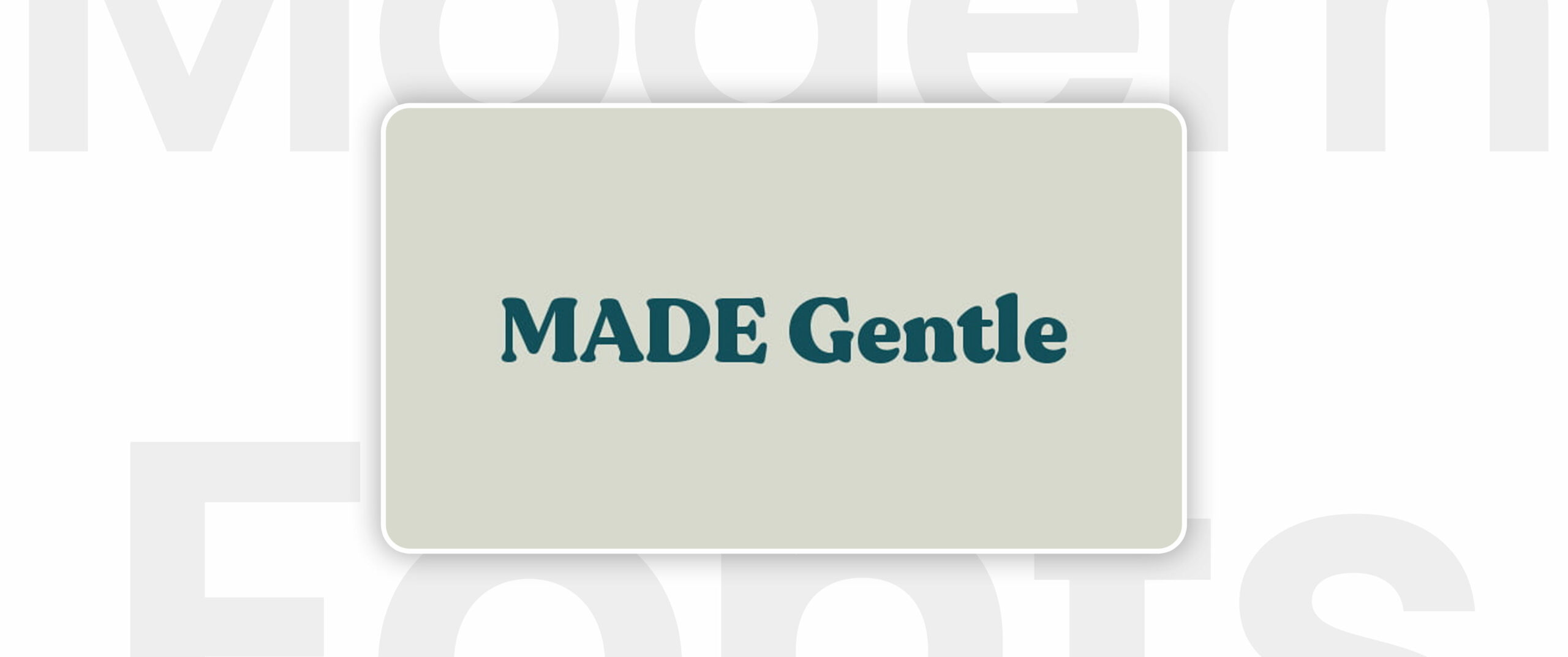 Made Gentle font