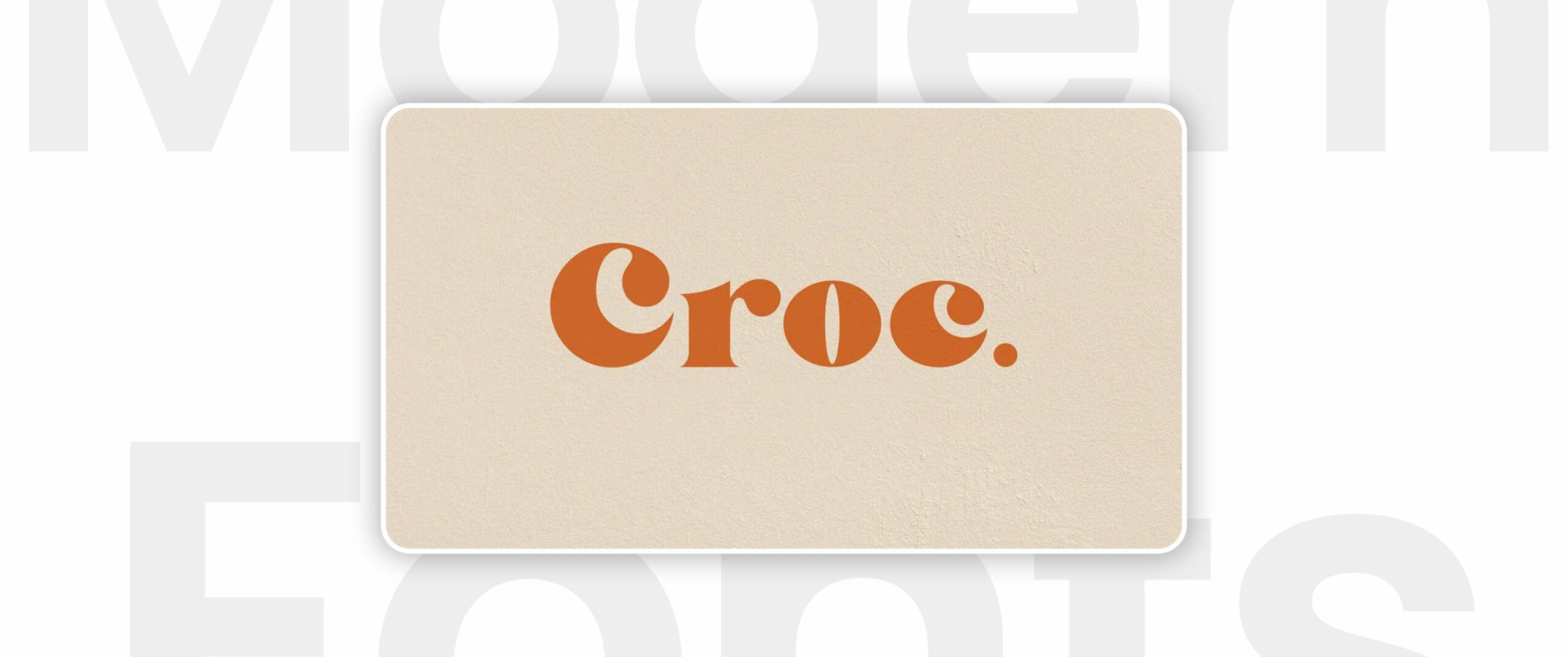 Croc font