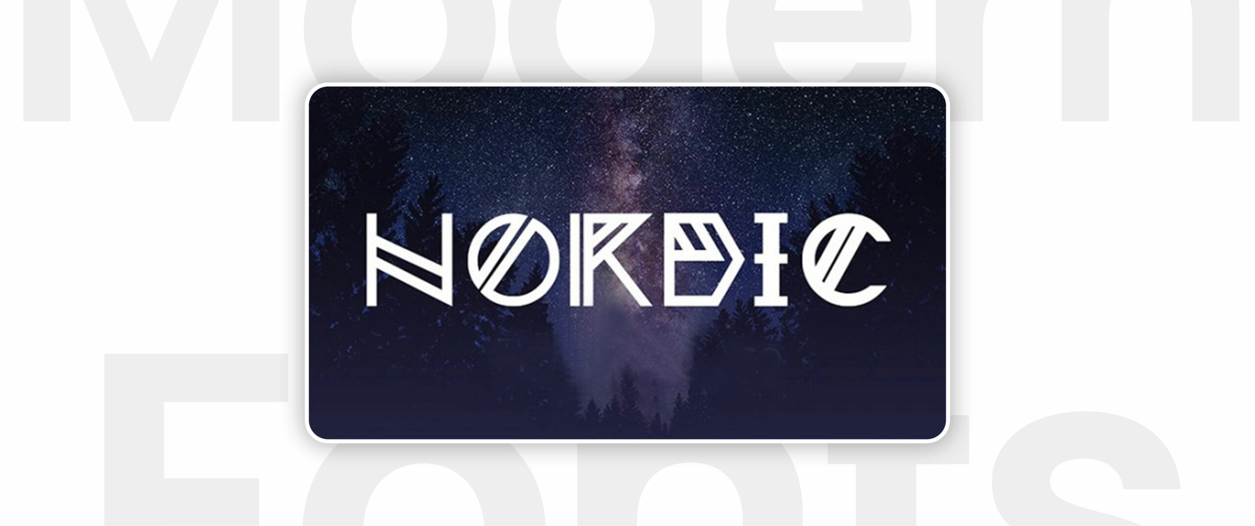 Nordic font