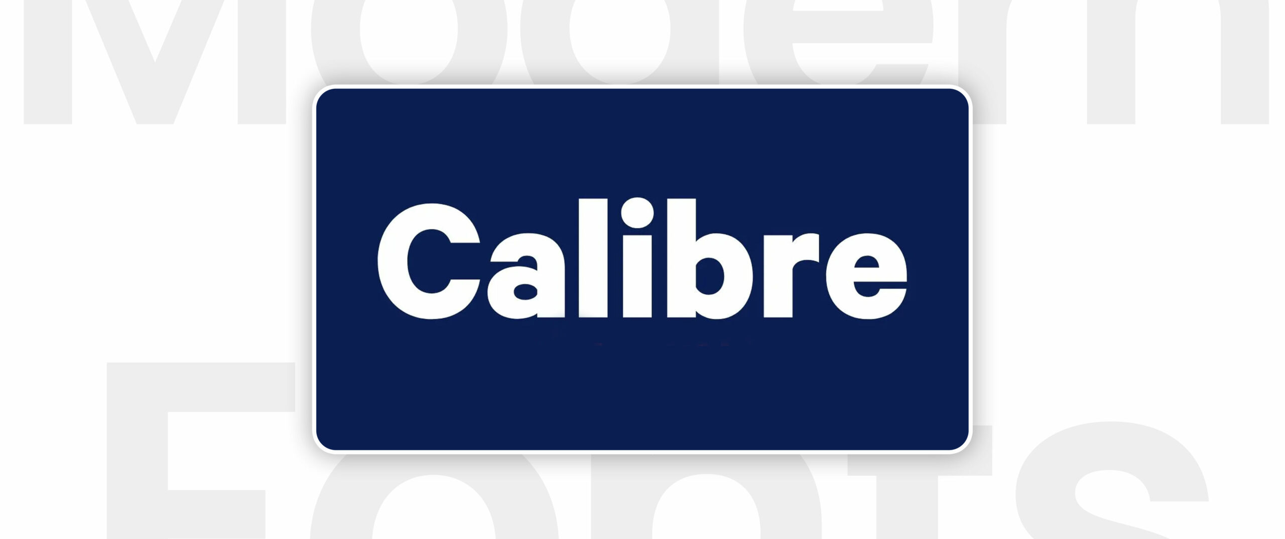 Calibre font