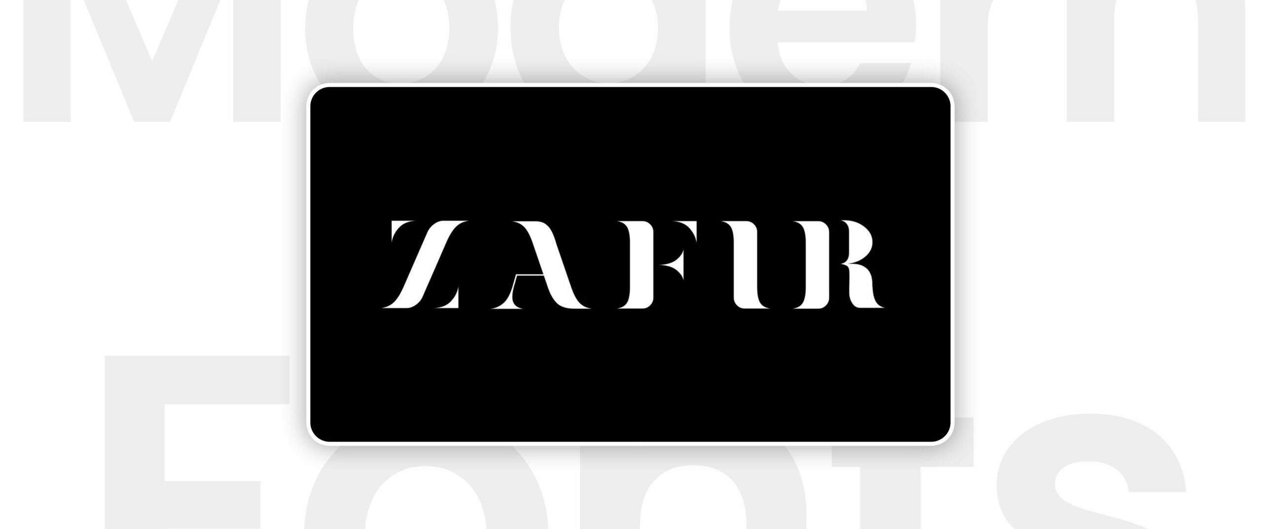 Zafir font